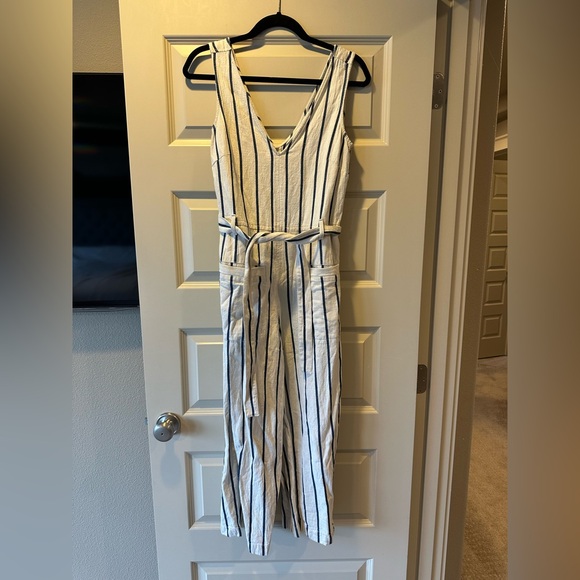 Madewell Striped Pull on Jumpsuit in Marta Stripe - Picture 6 of 12